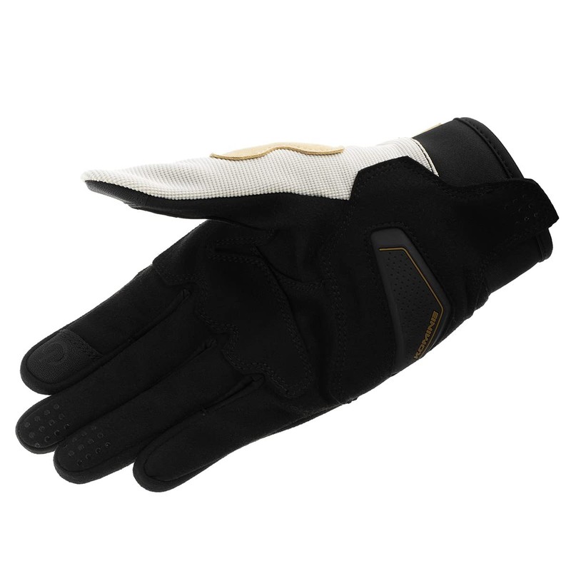 Komine GK-2273 Urban Mesh Motorcycle Gloves, Beige, Size XL
