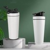 Sports Insulated Water Cup 750ml Double Layer Threaded Mouth Stainless