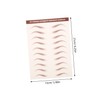 NOLITOY Eyebrow Stickers for Costumes Brown Eyebrow Tint Realistic Hair-like