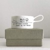 East of India Handled Tea Light Holder-Good Friends