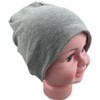 Miobo unisex jersey slouch beanie, long, plain colour, cotton, adults,