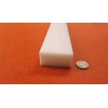 White HDPE (High Density Polyethylene) Rectangular Bar 1.00" (1") x