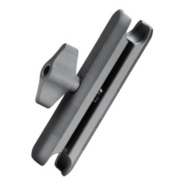 FANAUE Aluminum 17mm Ball Head Double Socket Arm Only Supports Connects of 17mm Ball Head Adapter Compatible with RAM Mount 17mm Ball and Bike Motorcycle Phone Holder, Middle Arm Length is 3.7 Inch.