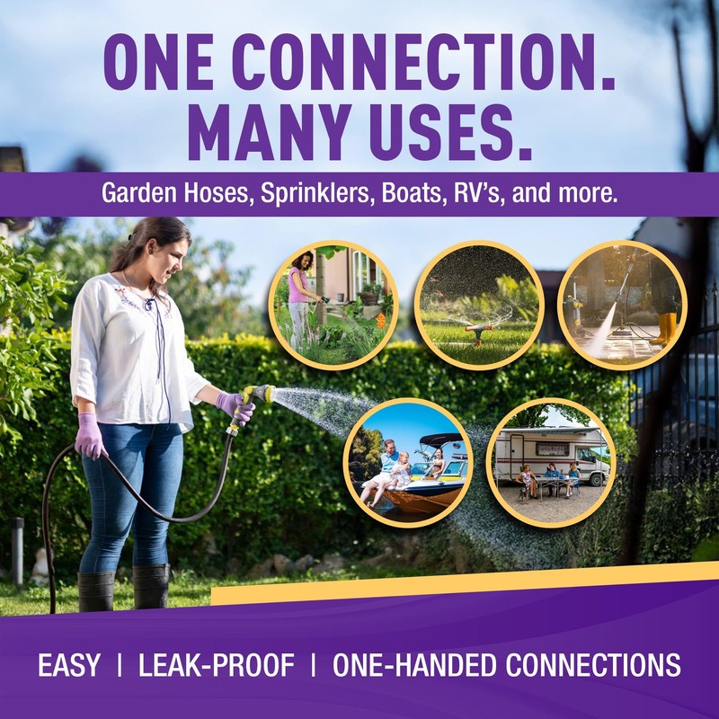 Gorilla Easy Connect Garden Hose Repair Kit With Integrated Quick