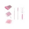 100 Microbrush+50 Lip Brush+50cepillos Para Pestañas Glitter