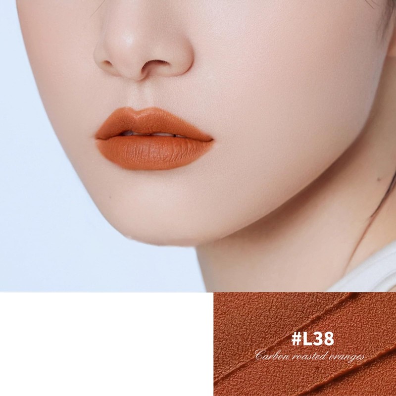 HESBUTY Lipstick, Velvet Texture, Color Transfer, Keep Color Development, Trend