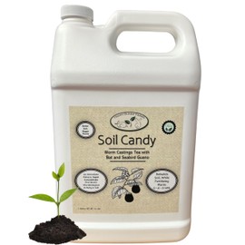 Worm Castings Tea Plant Juice with Bat and Seabird Guanos. Soil Candy, Gallon with Added Kelp and Feather Meals and Humic Acid. Soil Restorer - Plant Fertilizer - Compost Starter (Gallon)
