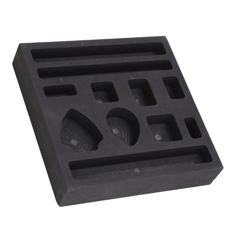 Graphite Ingot Mold for Metal Casting 11 Holes Easy Demoulding