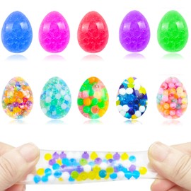 10 PCS Easter Squishy, Egg Toy, Egg Toys, Soft Easter Squeeze Toys, Stress Relief Toys, Easter Egg Fillers, Easter Egg Hunt for Boys Girls, Easter Gifts Party Bag Fillers, Easter Toys Gifts Party Favo