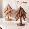 BEIYUANYA Wooden Trivets for Hot Dishes,Tree Shape Trivet Set,Trivets for