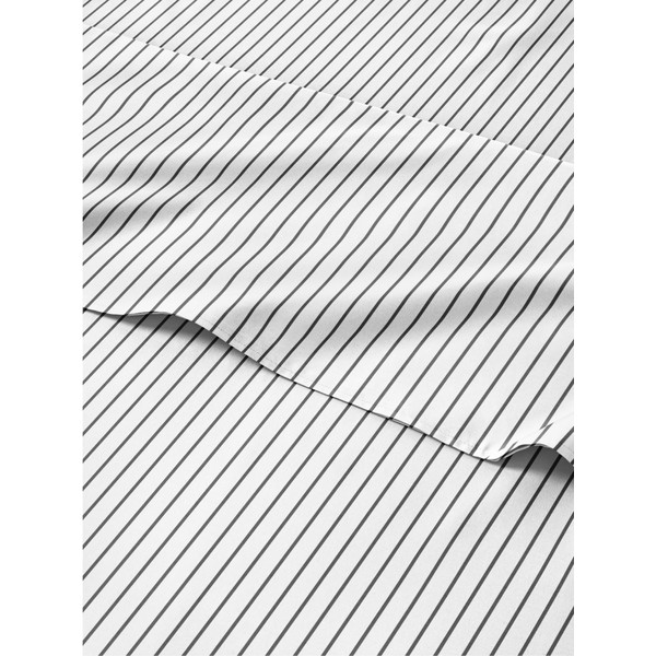 4 Piece Striped Sheets for Full Size Bed – Luxury