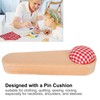 Quilters Clapper Pin Cushion Design Smoothing Wood Easy Operation Hardwood