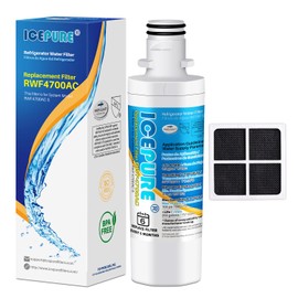 ICEPURE ADQ747935 Refrigerator Water Filter and Air Filter Replacement for LG ® LT1000P®,MDJ64844601, Kenmore Elite 9980, ADQ74793501 LT1000PC ® ADQ74793502, LMXS28626S, LFXS26973S, LT120F®, 1PACK