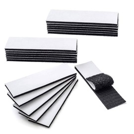 Thepbro Strong Velcro Waterproof Velcro with Double Sided Tape, 1.2 x 3.9 inches (3 x 10 cm), Male and Female Set, For Home Use, 18 Pieces