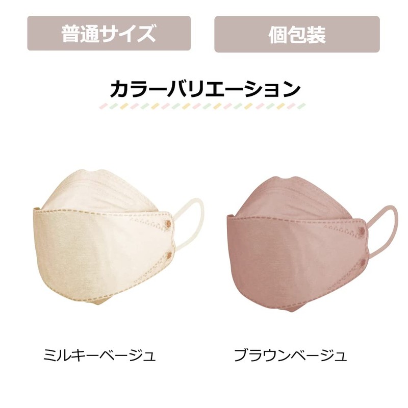 [NISHIKIN] 【2個セット】 ブリリアント メイクアップマスク 3D立体 チークの代わりにうるツヤマスク ベージュ 8枚入 2色×4枚 02