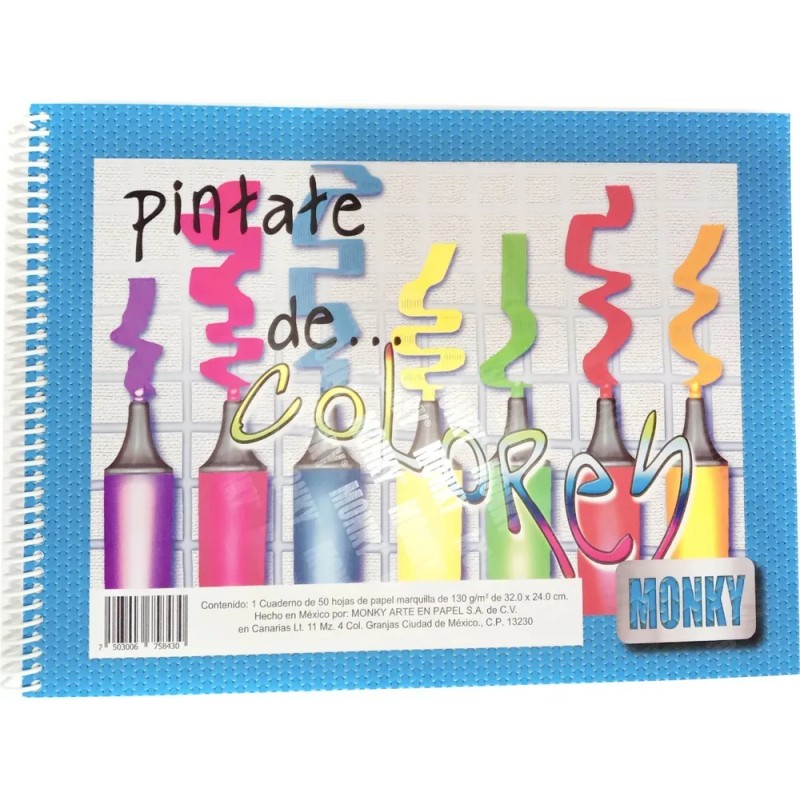 Cuaderno De Dibujo Marquilla De 20 Hojas Con Papel Cebolla