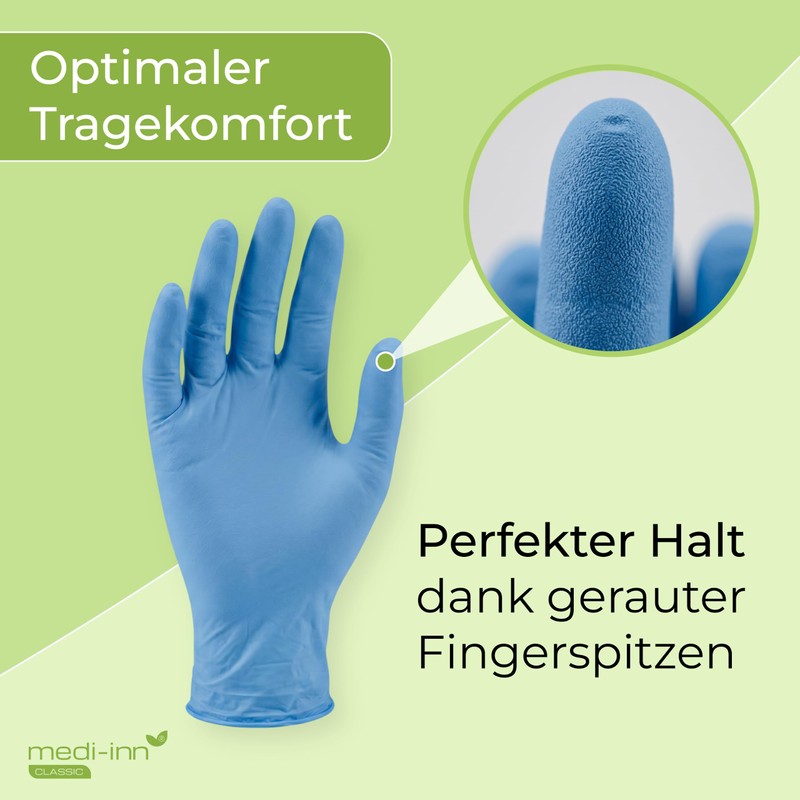 Medi-Inn Disposable Gloves Vinyl Latex Nitrile Powder-Free S M L