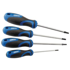 Draper 36851 TX-Star Screwdriver with Soft Grip Handle 4-Piece Set