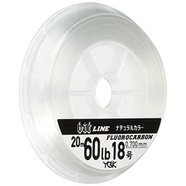 X-Braid Shock Leader, Bit Leader, Super Strong, Fluorocarbon, 65.6 ft (20 m), No. 18, 60 lb, Natural