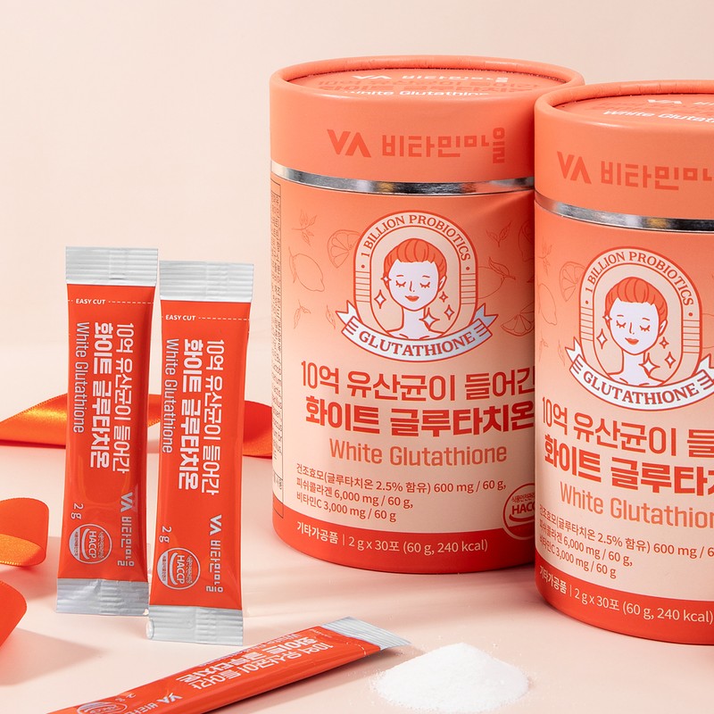 Vitamin Village White Glutathione with 1 billion lactic acid bacteria