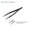 CoCud Ceramic Tweezer Tip, Replaceable Non-Conductive Heat Resistant Straight Pointed