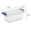 Sterilite (3 pack) 7 Quart Latch Box, Clear Plastic Storage