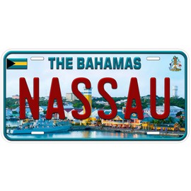 The Bahamas Nassau Pier Novelty Car Auto License Plate