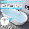 ATSGJLZN Bath Plug 2-in-1 Drain Strainer Shower Made of Brass,