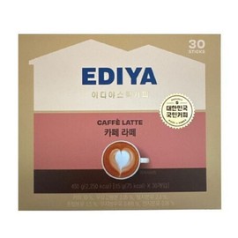 EDIYA 쿨샵 이디야 스틱커피 카페라떼 사무실 믹스커피 30T Cool Shop Ediya Stick Coffee Cafe Latte Office Mix Coffee 30T