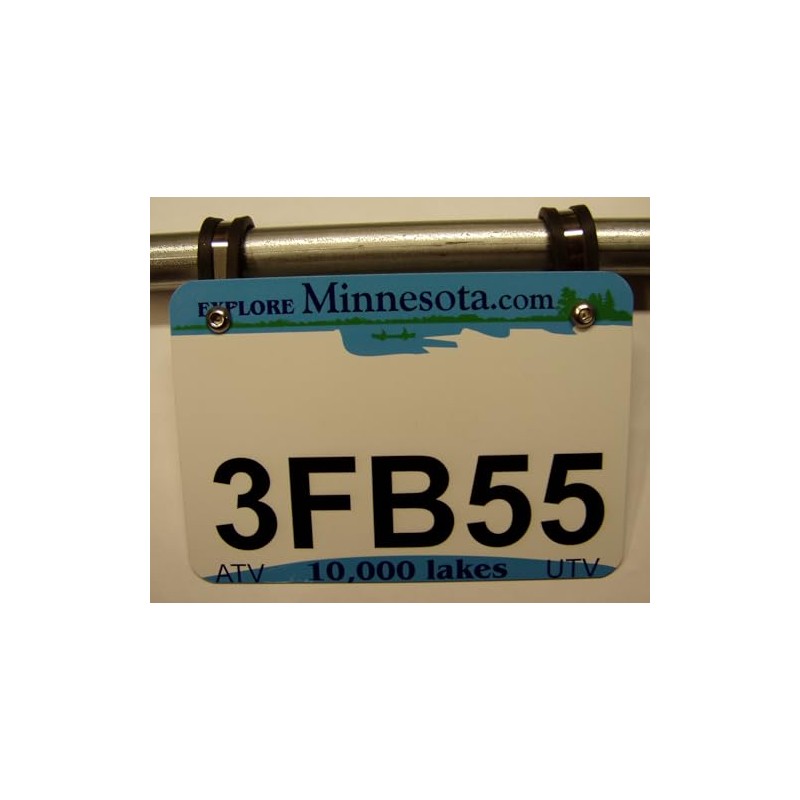 ATV/UTV License Plate Custom Mounting System (C-Grips) (3/4")