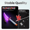 RENGENG Light Up Shinobu Sword, 40 Inches Rechargeable Plastic Anime