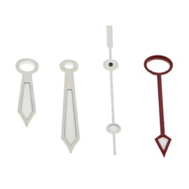 Ewatchparts Watch Hand Compatible With Omega GMT ETA 2824-2 2834-2 2836-2 2893-2 2892-2 2892.A2 Silver