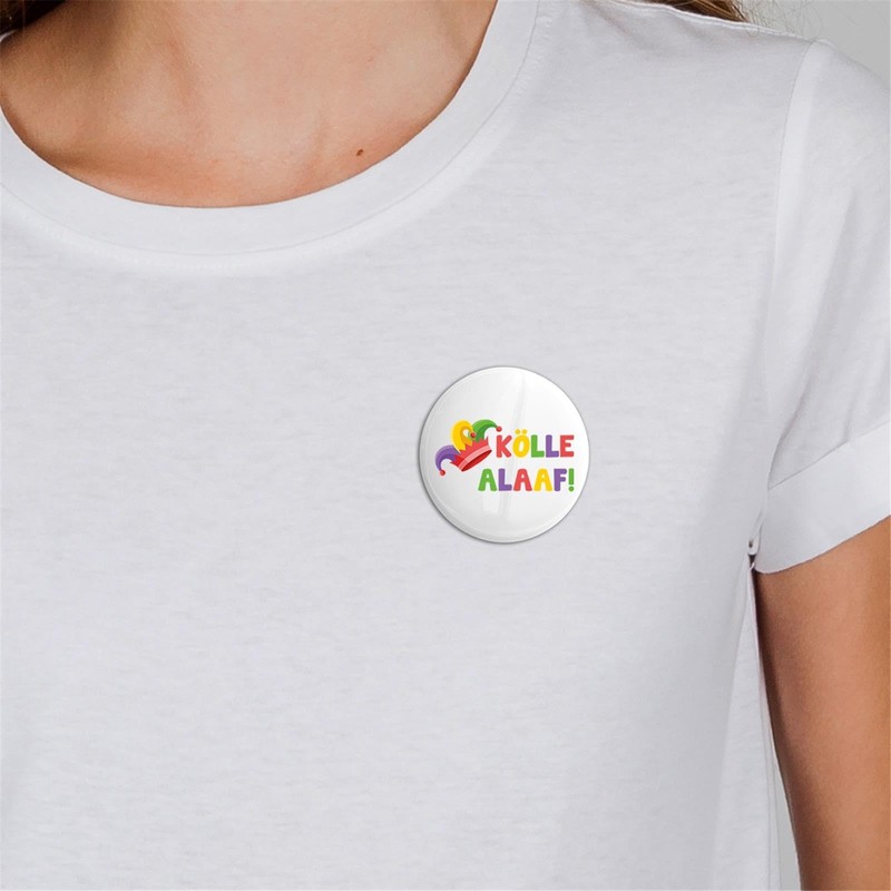Huuraa Button Kölle Alaaf Jester Cap Gift Badge Kölle Alaaf