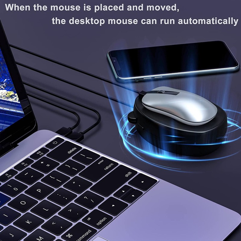 Undetectable Mouse Mover Auto Connect Plug and Play Micro USB