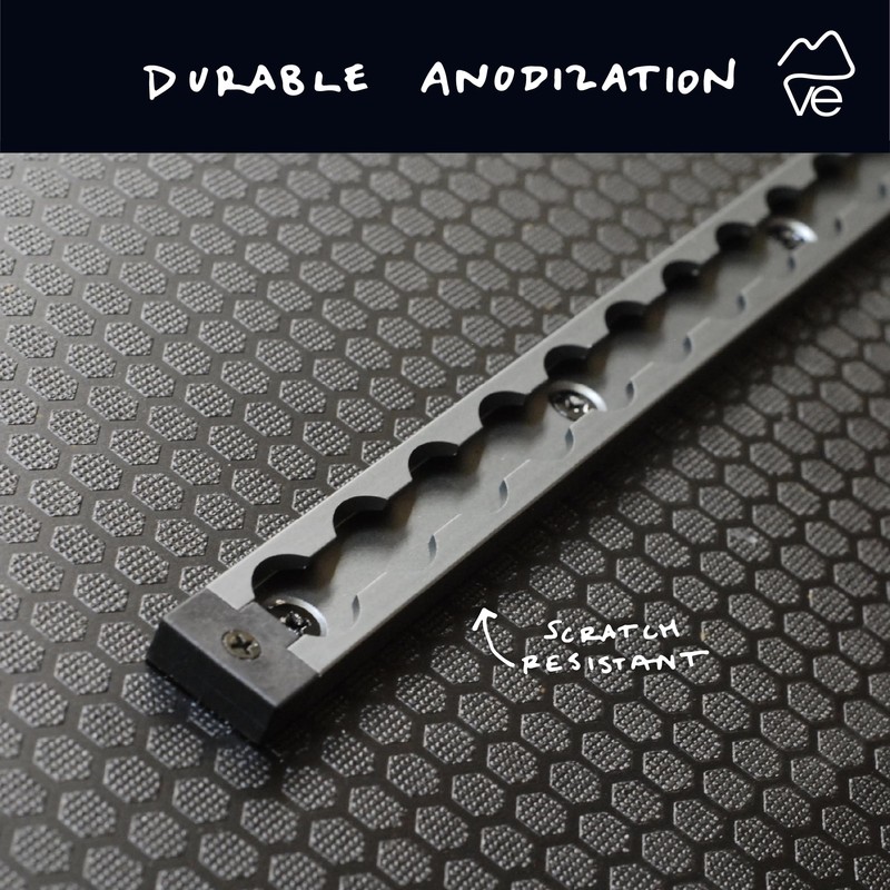 VanEssential 95" Venture Track T-6 Aluminium L-Track Gray Anodized (Rectangle