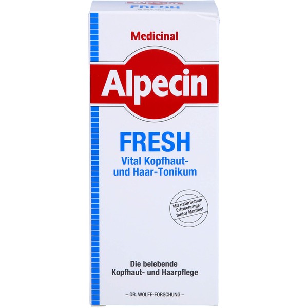 Dr. Wolff Alpecin Medicinal Fresh Vital Kopfhaut- und Haar-Tonikum, 200 ml Lösung