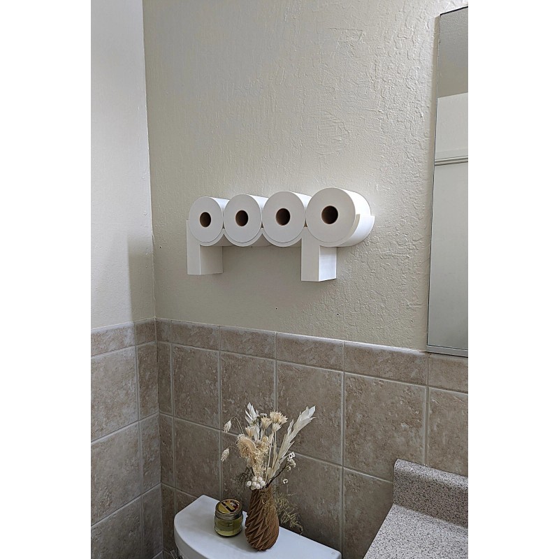 3D Printed The POOP - Toilet Paper Holder, Functional and