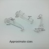 50mm/2 inch Valance/Pelmet Clip for Wood Venetian Blinds (Pack of