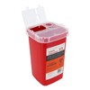 Ever Ready First Aid Sharps Container with Split Lid Design