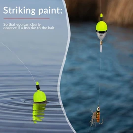 THKFISH Fishing Bobber Slip Bobber Fishing Floats for Crappie Balsa Bobbers for Panfish,Walleye,Salmon Floatage