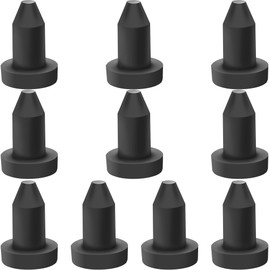Omoojee 10 Pcs 1/2" Kayak Drain Plug, Scupper Plugs for Most Fishing Boats Kayak, Compatible with Sundolphin Pelican Kayaks Aruba 8 SS, Aruba 10, Excursion 10, Black