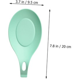 4 piezas Silicona Antideslizante Posacucharas Verde Almohadillas para Cocina Soporte Práctico para Utensilios Cocina