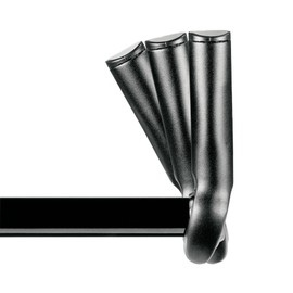 ergotec Unisex – Erwachsene Bar-Ends Evo-1 / Aluminium AL6061-T6, Schwarz, 156 g