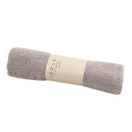 Kosugi Yoshi Bath Mat Approximately Width 40 cm x Length 60 cm 100% Cotton Absorbent Skin-friendly Gray Nuance Color ZGBM-550