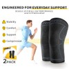 CAMBIVO Knee Support Sleeve for Men and Women (2 Pack)