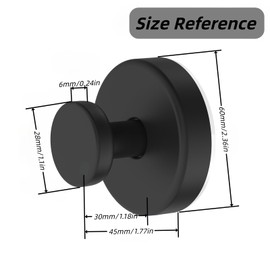 FuyeorTee Heavy Duty Suction Cup Hooks for Shower Bathroom Removable Adhesive Hook for Glass Window Door Wall Sticky Hooks for Hanging Towels Robes Wreaths (Pack of 2, Black)