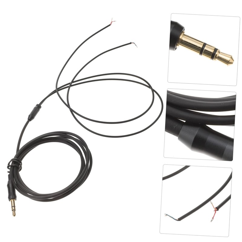 CAXUSD DIY Earphone Repair Wire 1.5m Long TPE Cable 30