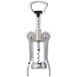 Bluedot Trading Chrome Wing Style Corkscrew Wine Bottle Opener