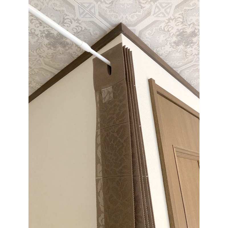 Accordion Curtain Room Divider Noren Partition Heat Shielding Energy Saving