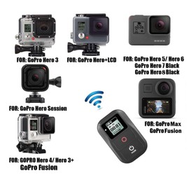 Suptig Waterproof Remote Control Compatible with Hero 7 Black Hero 6 Black Hero 5 Hero 4 Hero 3 Hero 3+ Hero4 Session Hero5 Session Hero Fusion Hero+ Action Camera WiFi Remote Control